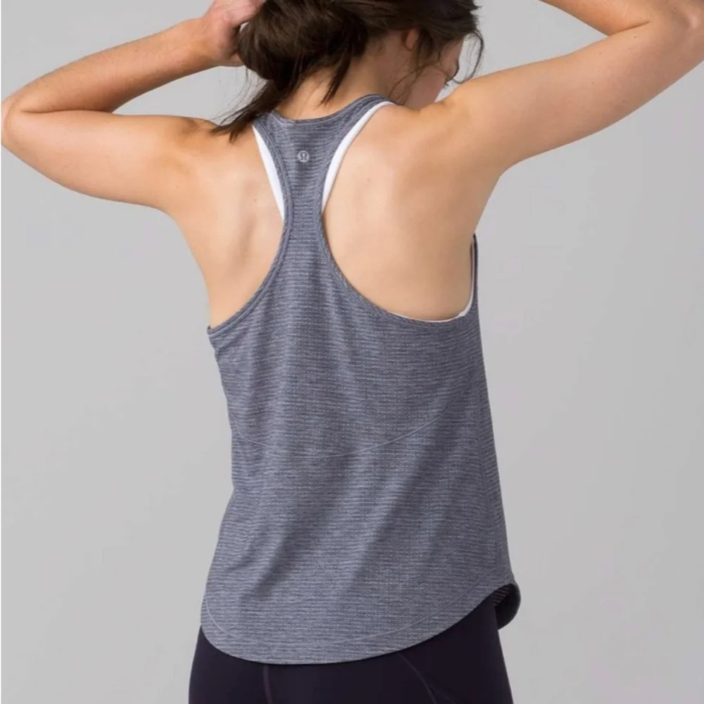 Lululemon Long Distance Tank Heathered Boysenberry Size 4